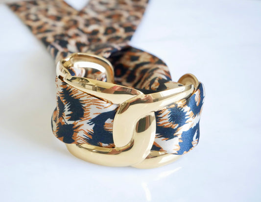 The Leopard Scarf Bracelet