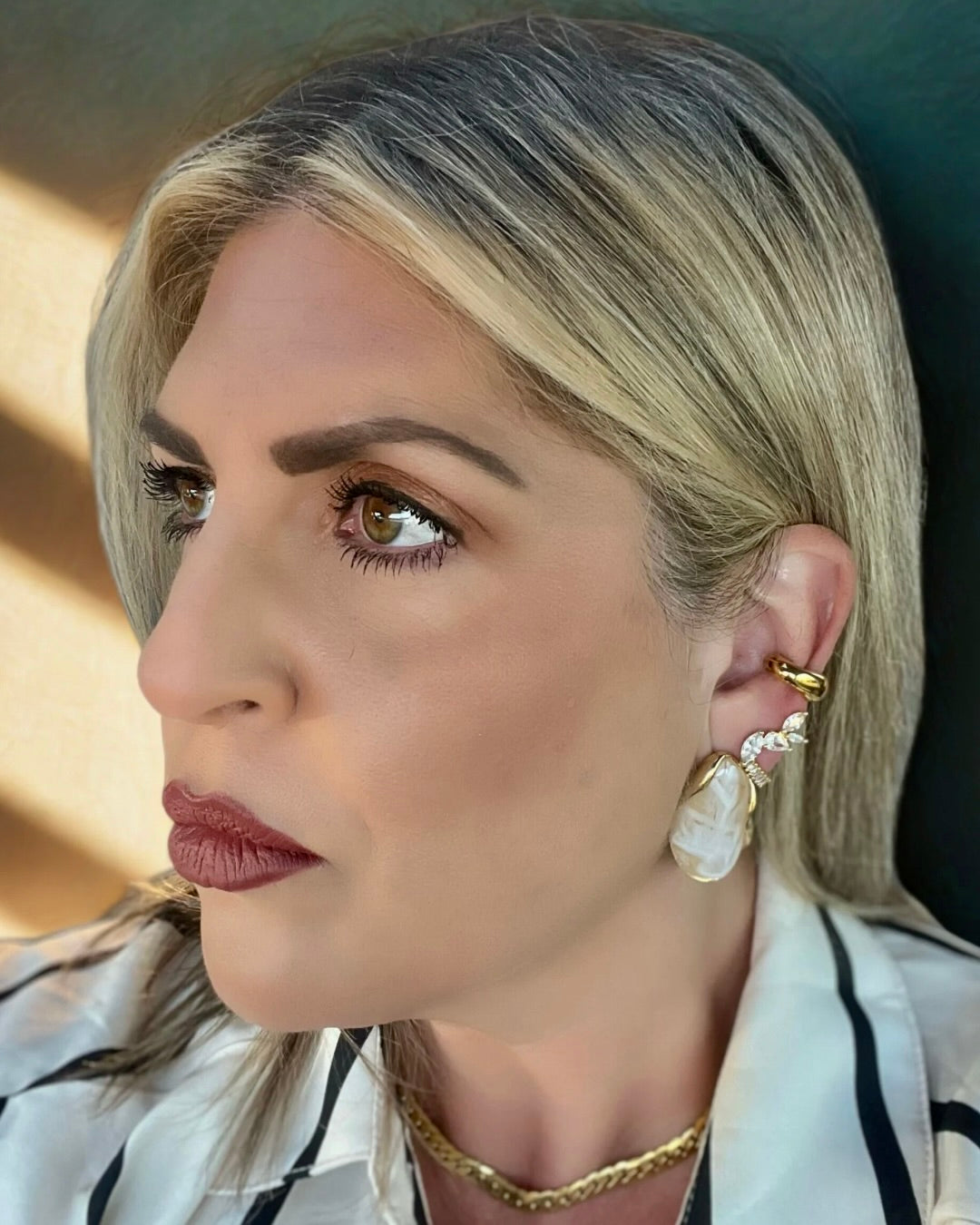 Stefania Resin Drop Earrings