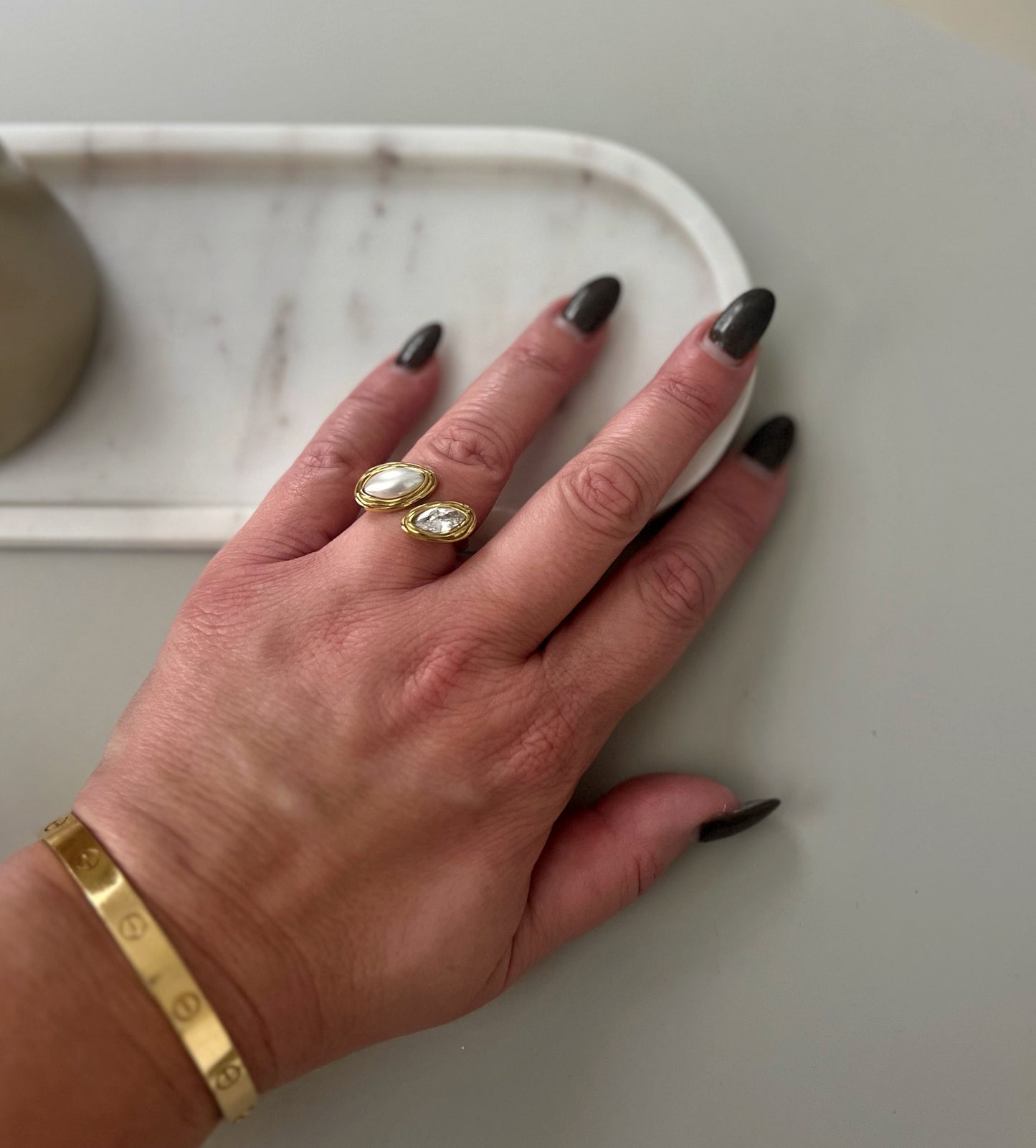 The Luxe Perla Ring