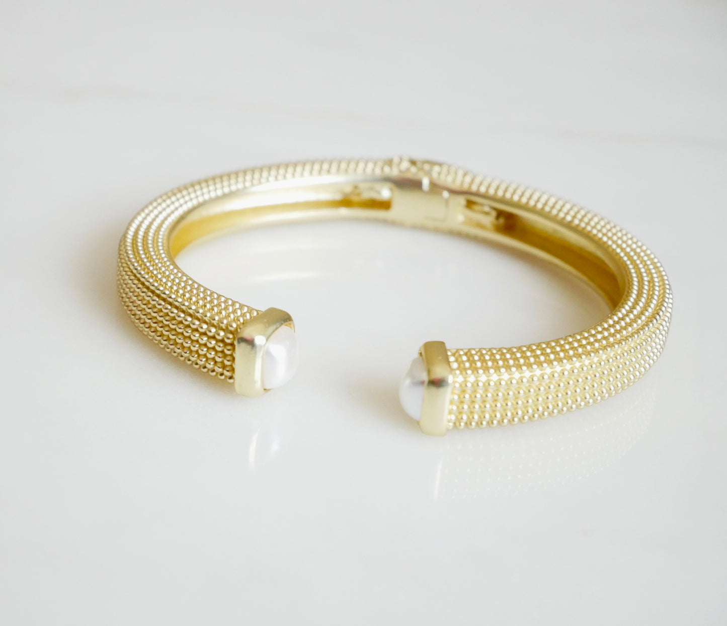 The Luna Pearl Cuff Bracelet