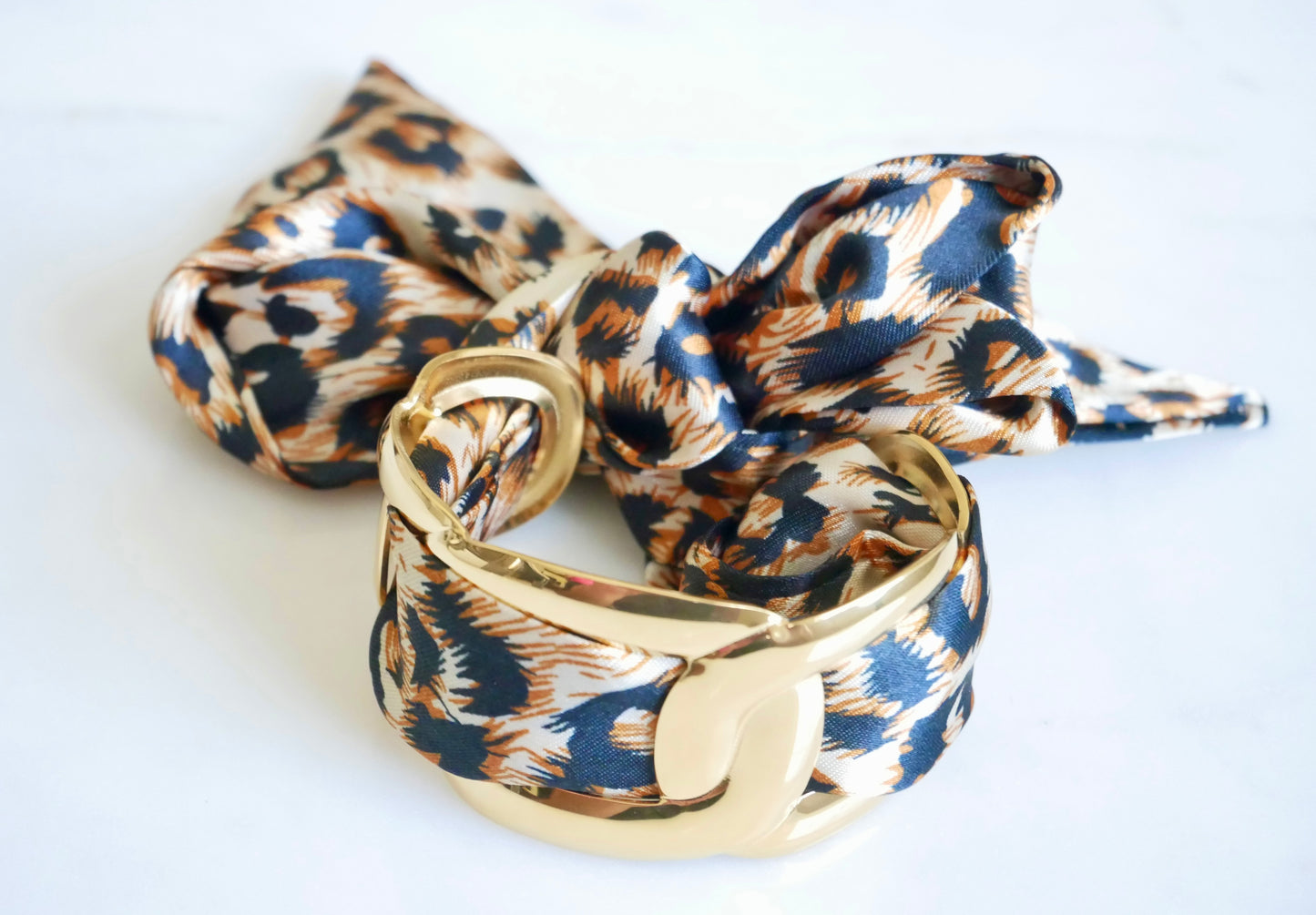 The Leopard Scarf Bracelet