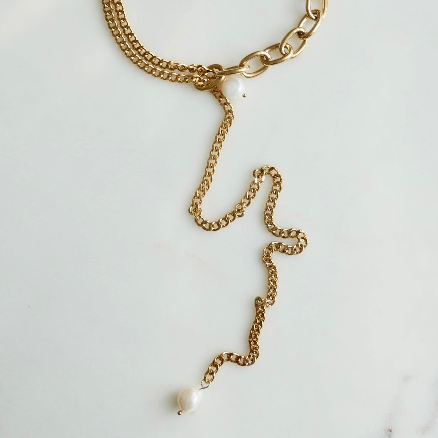 The Perla Lariat Necklace