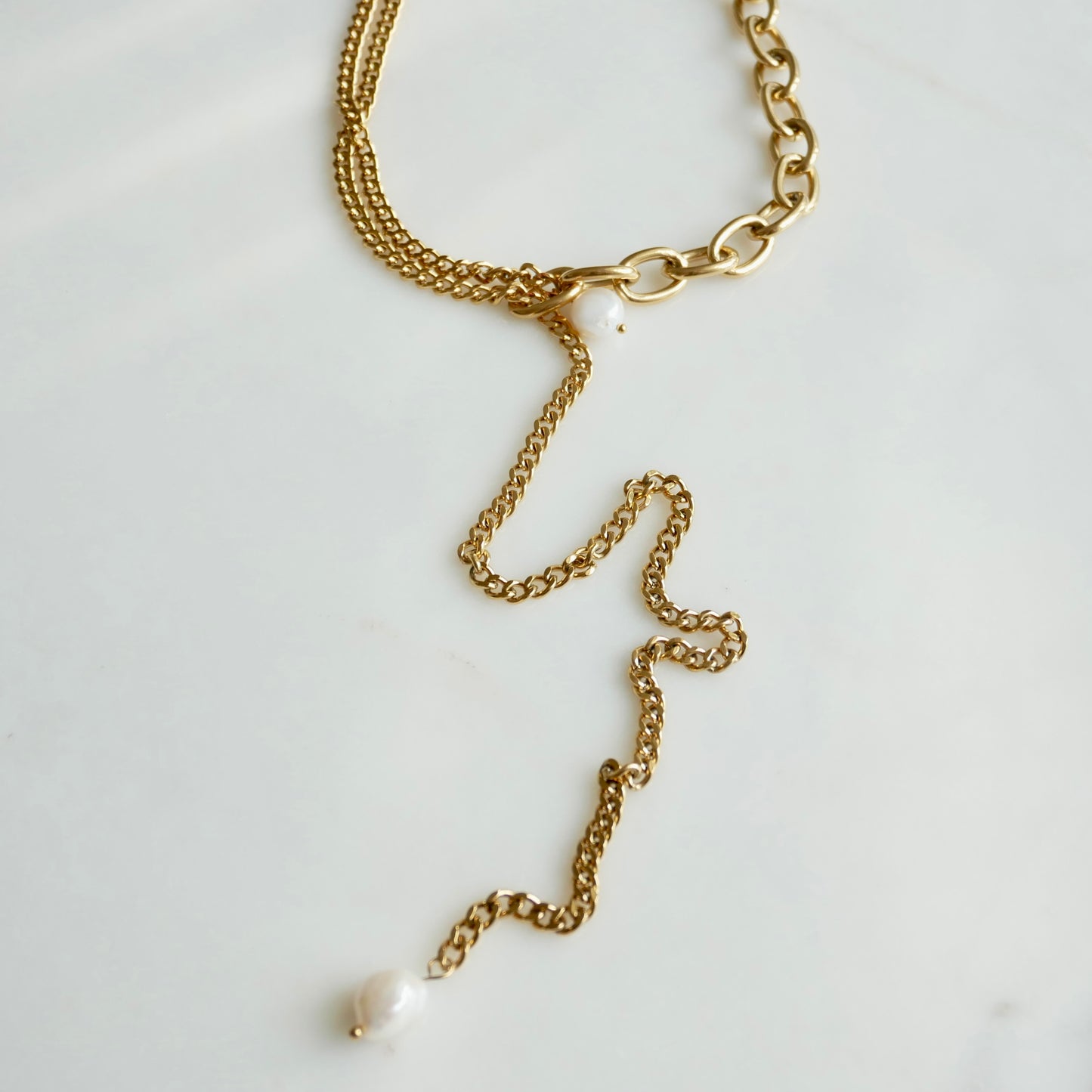The Perla Lariat Necklace